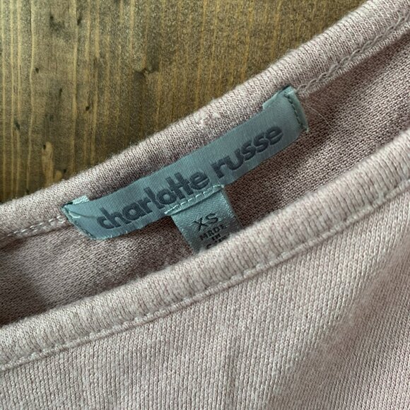 Charlotte Russe V Neck Short Sleeve Women's Size XS - Picture 2 of 5